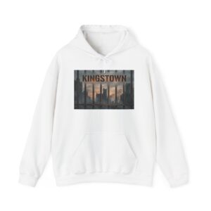 Kingstown Skyline Hoodie — Moody Urban Cityscape Pullover