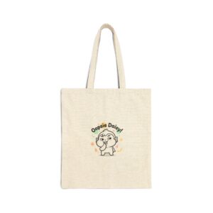 Oopsie Daisy tote | cute feral creature doodle, sleepy mischievous monster